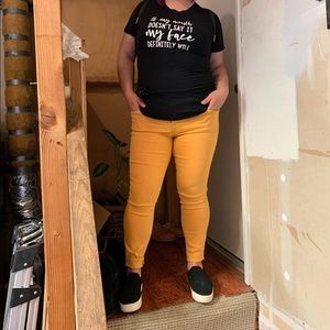 Torrid Jeans mustard yellow